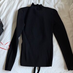 babaton ribbed turtleneck